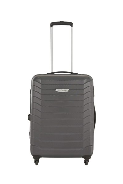 Go Explore Ultra Light 4 Wheel Hard Case Medium - Silver